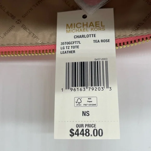 Michael Kors Large Charlotte Tote Bag - Picture 11 of 11